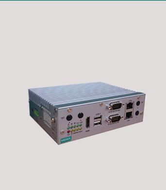 V2201 Series Intel® Atom® E3800 DIN-rail computer with 2 mini PCIe expansion slots for wireless